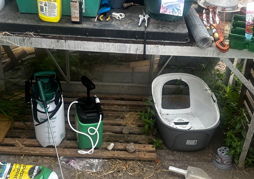 Aluminium green house - , staging/