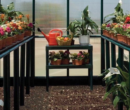 Plastic two tier staging for - two,
