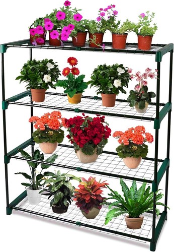 Greenhouse shelving staging - shelving, &