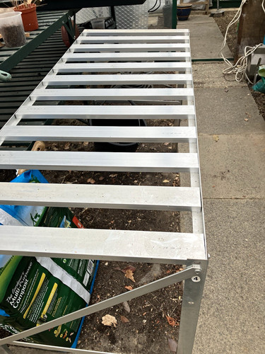 Silver aluminium metal - silver,