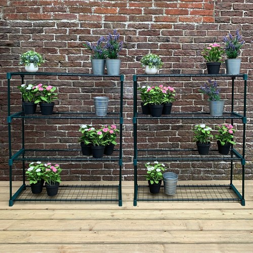 Greenhouse staging shelves - staging,
