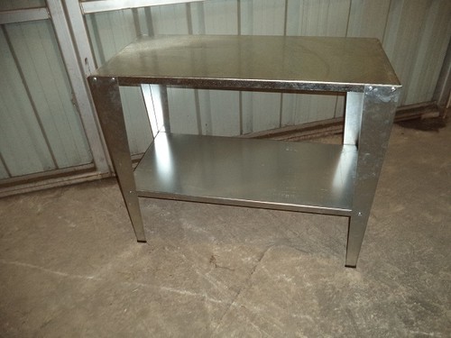 Galvanised steel greenhouse